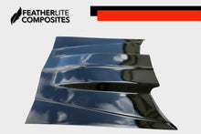 Load image into Gallery viewer, Black fiberglass Monte Carlo SS Hood by Featherlite Composites.