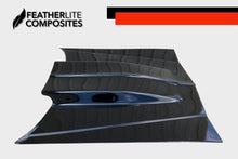 Load image into Gallery viewer, Black fiberglass Monte Carlo SS Hood by Featherlite Composites.