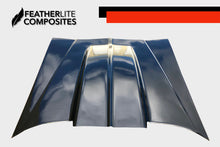 Load image into Gallery viewer, Black fiberglass Monte Carlo SS Hood by Featherlite Composites.