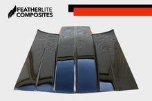 Load image into Gallery viewer, Black Cutlass Hood made by Featherlite Composites. Made of fiberglass.