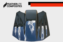 Load image into Gallery viewer, Black 4th Gen Camaro Hood made by Featherlite Composites. Made of fiberglass.