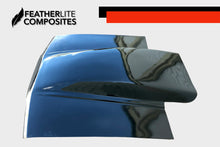 Load image into Gallery viewer, Black Foxbody Bubble Hood for 4 eye foxbody made by Featherlite Composites. Made of fiberglass.