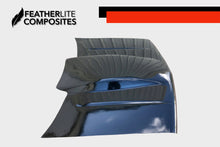 Load image into Gallery viewer, Black Chevy 1500 Hood for years 88-98 by Featherlite Composites.  Made of  fiberglass.