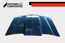 Load image into Gallery viewer, Black Chevy 1500 Hood for years 03-05 by Featherlite Composites.  Made of  fiberglass.