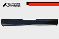 Black fiberglass rear bumper for 81-87 Cutlass made by Featherlite Composites