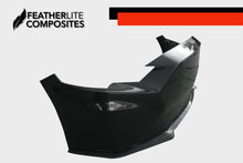 Load image into Gallery viewer, Black fiberglass front bumper for Ford Mustang 2018+ made by Featherlite Composites
