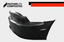 Load image into Gallery viewer, Black fiberglass front bumper for Ford Mustang 2013-2014 made by Featherlite Composites
