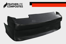 Load image into Gallery viewer, Black fiberglass front bumper for Nissan 240sx S13 made by Featherlite Composites
