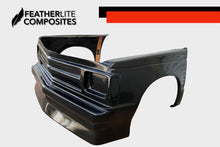 Load image into Gallery viewer, Black S10 V Shape - Pilot Front End by Featherlite Composites.  Made of  fiberglass.