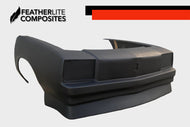 Black fiberglass front end for Cutlass by Featherlite Composites