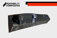 Load image into Gallery viewer, Black fiberglass dash for Foxbody Mustang made by Featherlite Composites.

