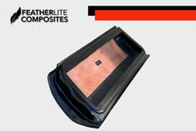 Load image into Gallery viewer, Inside of Black fiberglass door for Malibu made by Featherlite Composites