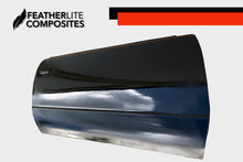 Load image into Gallery viewer, Outside of Black fiberglass door for Malibu made by Featherlite Composites
