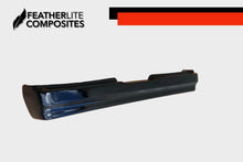 Load image into Gallery viewer, Black fiberglass front and rear bumper for Malibu made by Featherlite Composites
