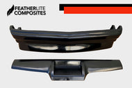 Black fiberglass front and rear bumper Gen 1 S10 made by Featherlite Composites