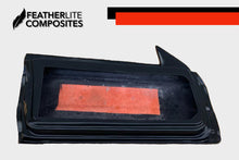 Load image into Gallery viewer, Inside of black fiberglass door for SN95 Mustang made by Featherlite Composites