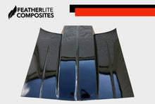 Load image into Gallery viewer, Black Cutlass Hood made by Featherlite Composites. Made of fiberglass.
