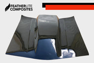 Black 3rd Gen Camaro Hood made by Featherlite Composites. Made of fiberglass.