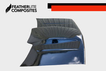 Load image into Gallery viewer, Black Chevy 1500 Hood for years 88-98 by Featherlite Composites.  Made of  fiberglass.  
