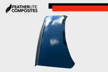 Load image into Gallery viewer, Black fiberglass decklid for Foxbody mustang made by Featherlite Composites
