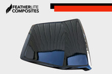 Load image into Gallery viewer, Black fiberglass hatch for foxbody mustang made by Featherlite Composites
