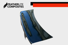 Load image into Gallery viewer, Black fiberglass decklid for SN95 Mustang made by Featherlite Composites
