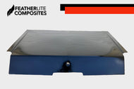 Black fiberglass decklid for 81-87 Cutlass made by Featherlite Composites