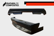 Black Fiberglass bumper set for Cutlass made By Featherlite Composites