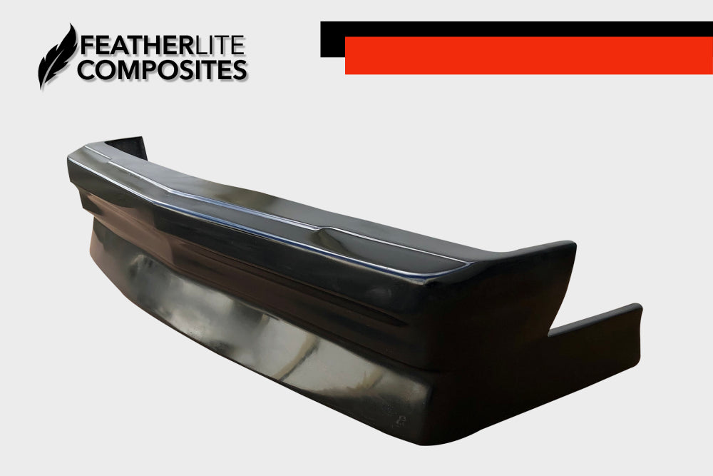 Black fiberglass front bumper for 78-80 Cutlass made by Featherlite Composites