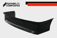 Load image into Gallery viewer, Black fiberglass front bumper for Foxbody Mustang made by Featherlite Composites.
