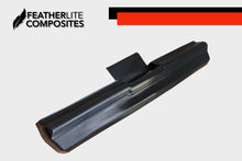 Load image into Gallery viewer, Black fiberglass rear bumper for Buick Regal made by Featherlite Composites
