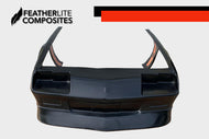 Black fiberglass front end for 3rd Gen Camaro by Featherlite Composites