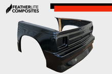 Load image into Gallery viewer, Black fiberglass front end with fenders for Gen 1 S10 made by Featherlite Composites.
