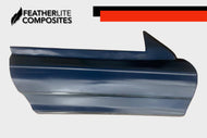 Black fiberglass door for SN95 made by Featherlite Composites