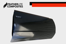 Load image into Gallery viewer, Outside of Black fiberglass door for Malibu made by Featherlite Composites
