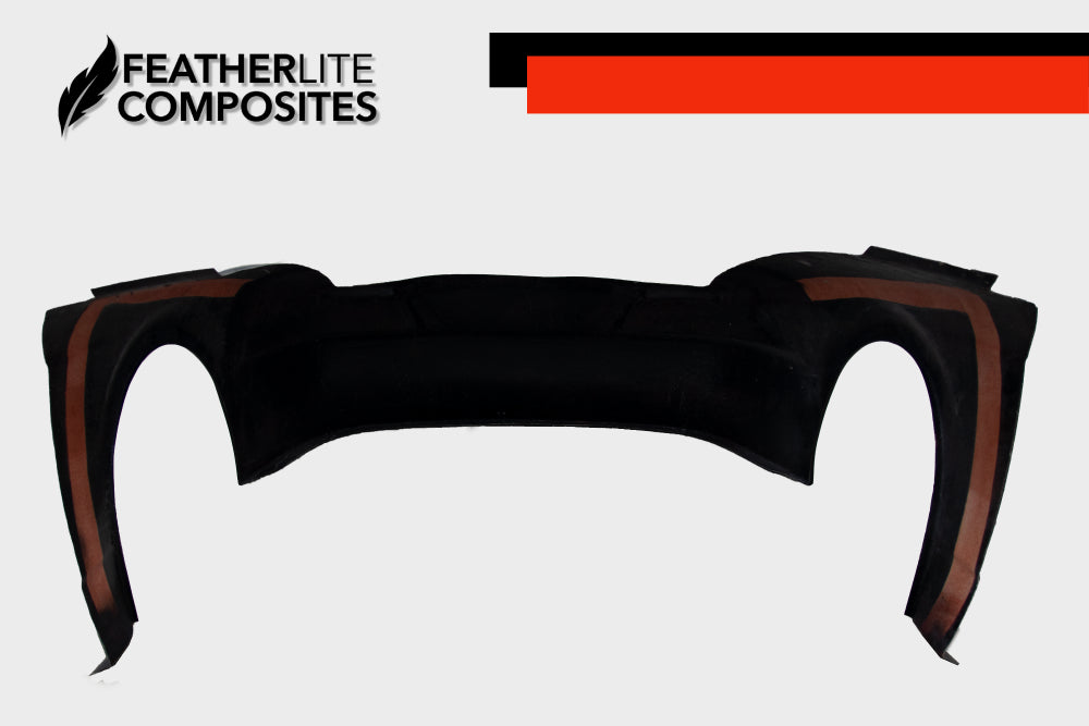 New Edge Ford Mustang One Piece Front End – Featherlite Composites LLC